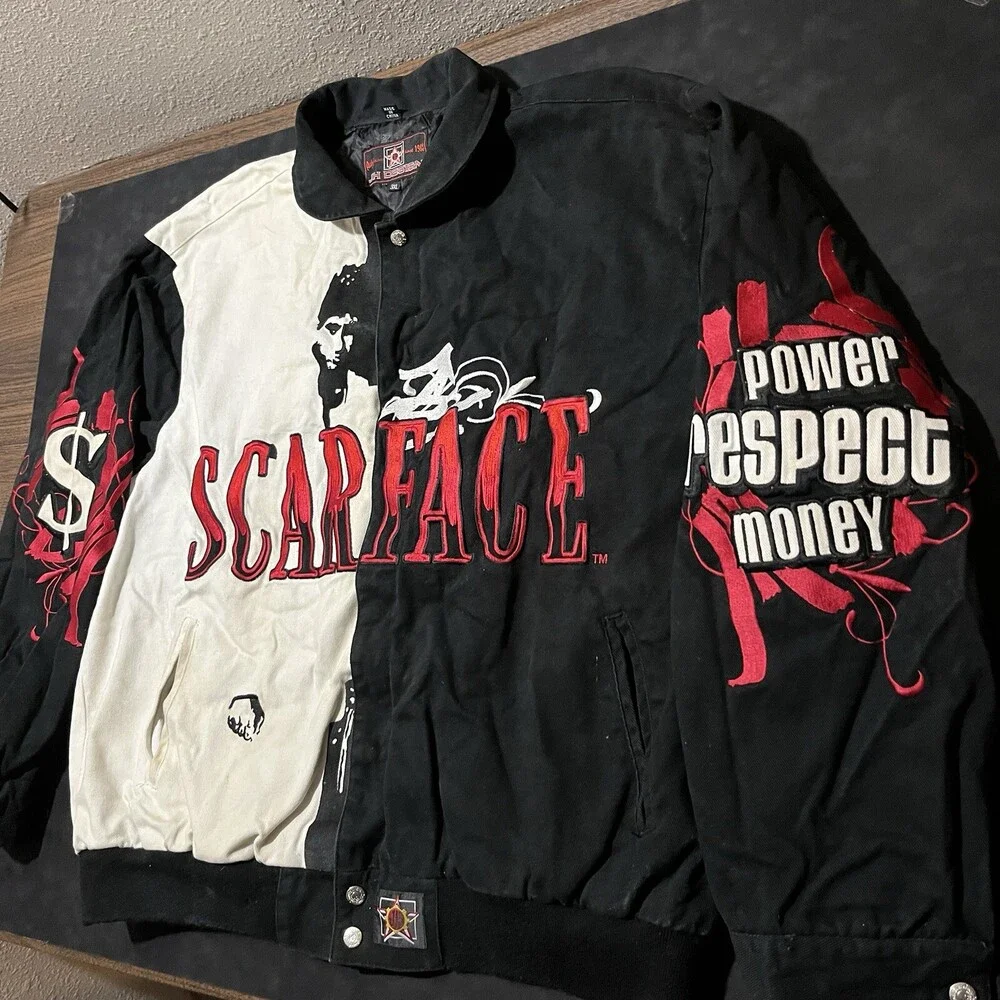 Scarface Jacket The World is Yours Mens 3XL Original JH Design Jeff Hamilton 90s